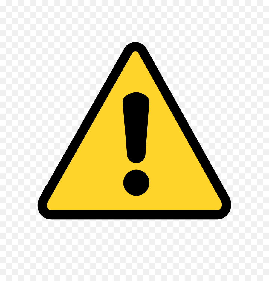 Alert Png Transparent Images - Clipart Caution Sign,Triangle Png Transparent