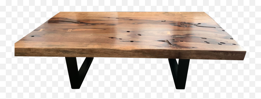 Industrial Reclaimed Wood Coffee Table - Oversize Reclaimed Wood Coffee Table Png,Coffee Stain Png