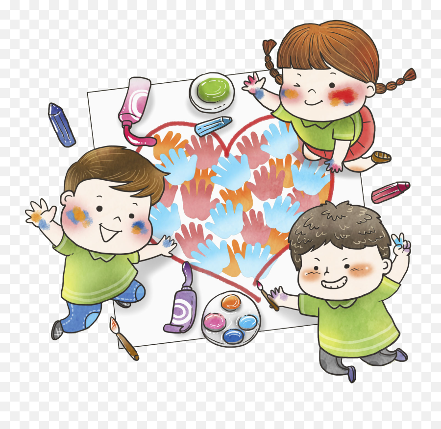 Painting Clipart Toddler - Child Painting Png,Painting Clipart Png