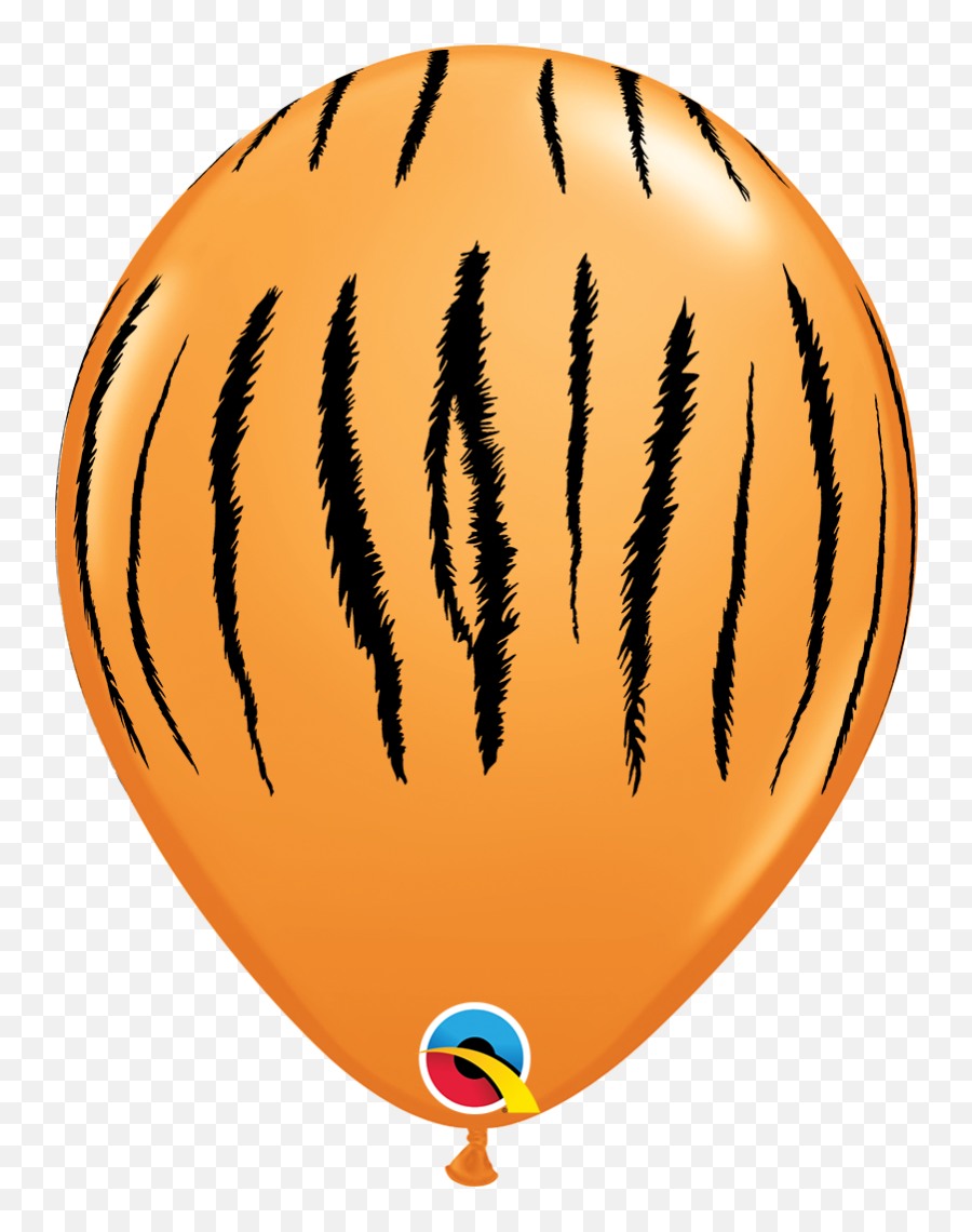 Orange Tiger Stripes - Balloons Png,Tiger Stripes Png