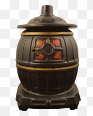 Mccoy Pot Belly Stove Cookie Jar - Stove Png,Cookie Jar Png
