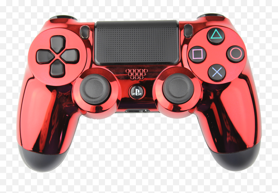 Download Red Chrome Playstation 4 Controller - Full Size Png Playstation 4 Controller Res,Playstation Controller Png