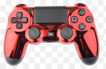 Download Red Chrome Playstation 4 Controller - Full Size PNG Res