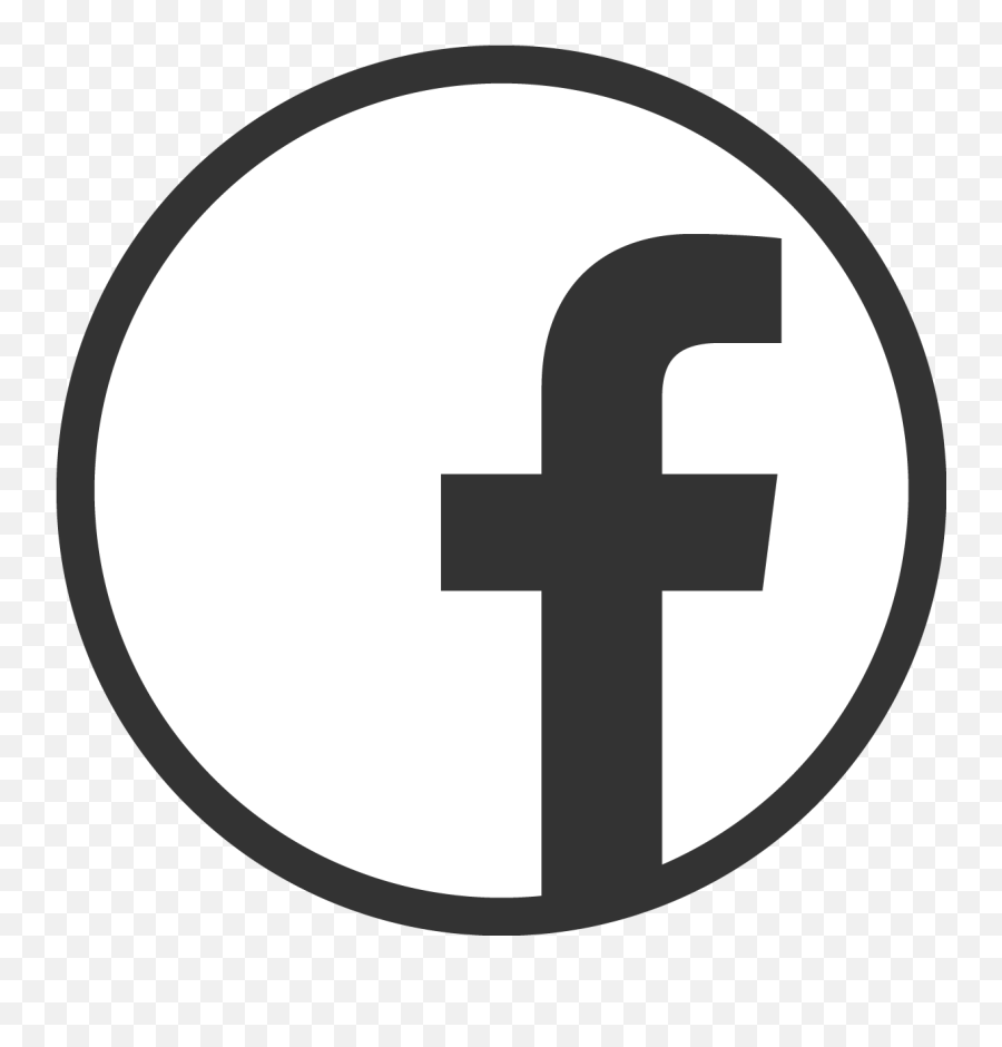 facebook icon white circle