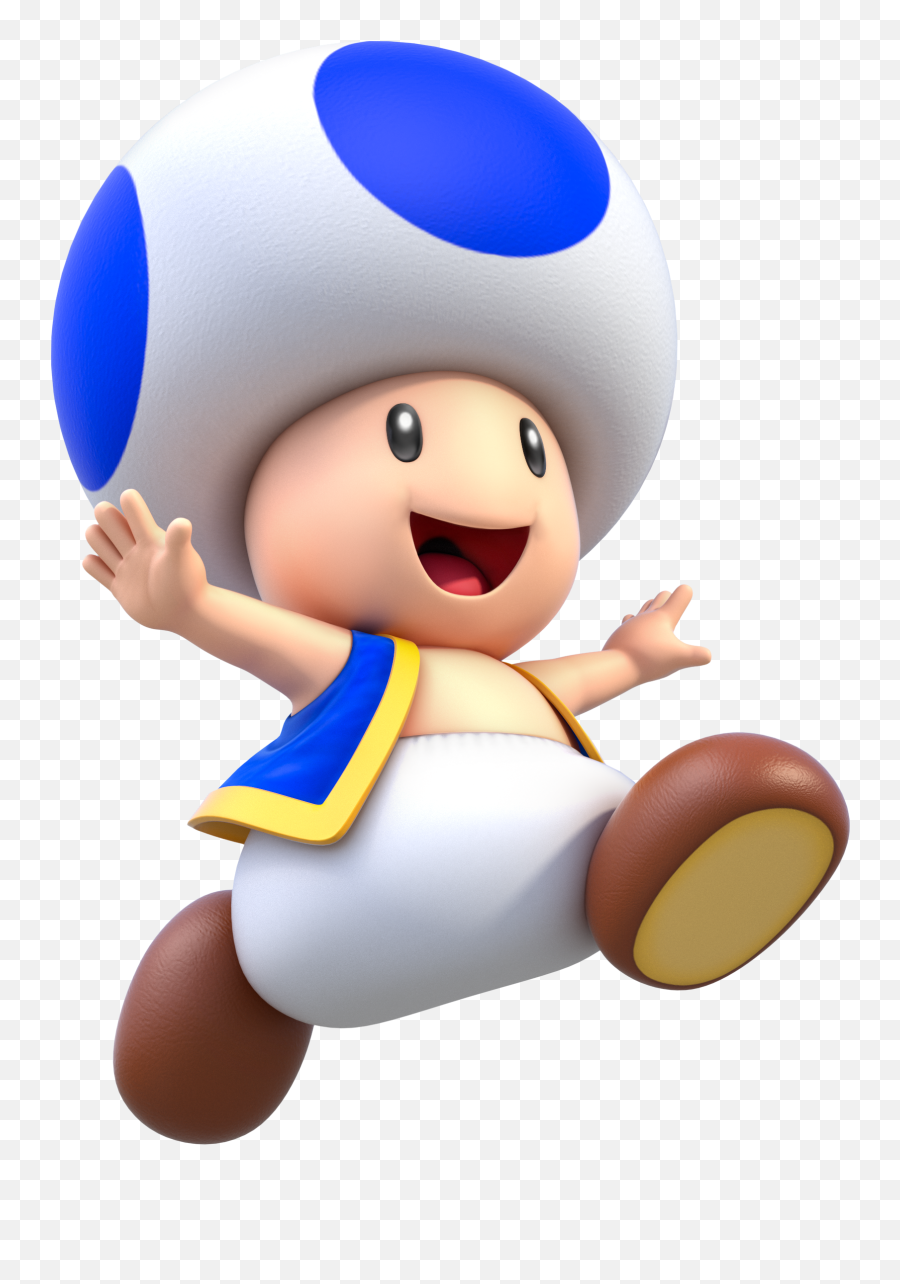 Super Mario Clipart File - Blue Toad Super Mario 3d World Png,Toad Png