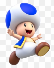 Super Mario Clipart File - Blue Toad Super Mario 3d World Png,Toad Png