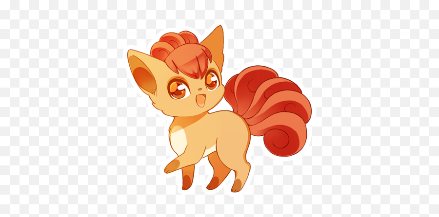 Vulpix Png 9 Image - Cute Kawaii Vulpix Pokémon,Vulpix Png