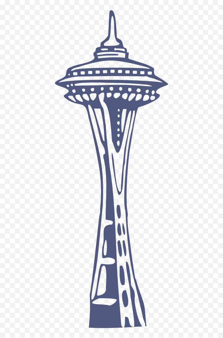 Space Needle Svg Cut File - Space Needle Clip Art Png,Space Needle Png