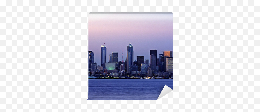 Seattle Skyline Wall Mural U2022 Pixers - We Live To Change Skyline Pacific North West Png,Seattle Skyline Png