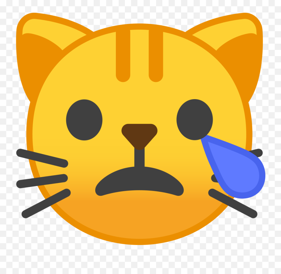 Crying Cat Face Icon Noto Emoji Smileys Iconset Google - Museo Nacional Png,Crying Man Png