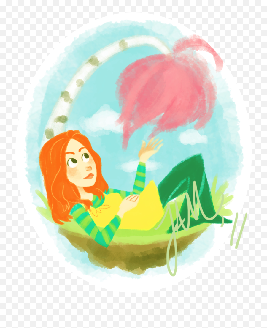 Download Audrey And The Truffula Tree - The Lorax Png Image Illustration,Lorax Png