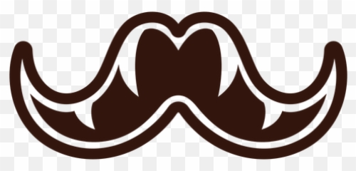 Handlebar Moustache Vintage - Transparent PNG u0026 SVG vector file Clip Art