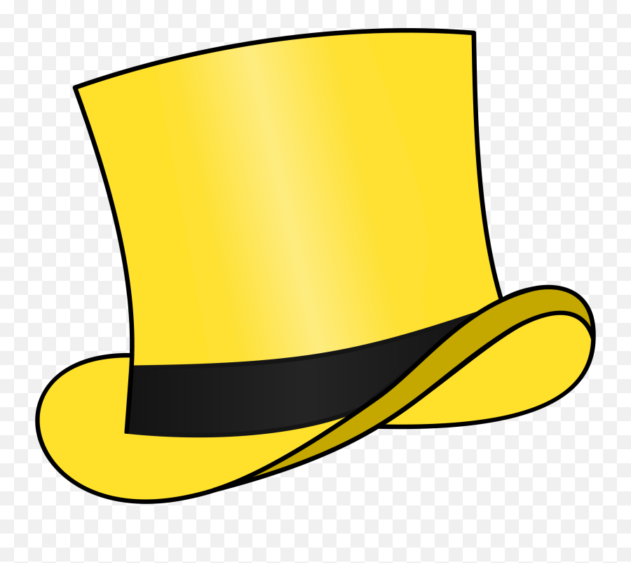 Tophat Png - Top Hat Tshirt Clothing Bowler Hat Six De Bono Yellow Hat,Bowler Hat Png