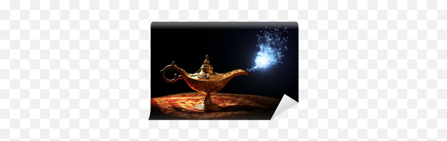 Magic Aladdins Genie Lamp Wall Mural U2022 Pixers We Live To Change - Genie Law Of Attraction Png,Genie Lamp Png