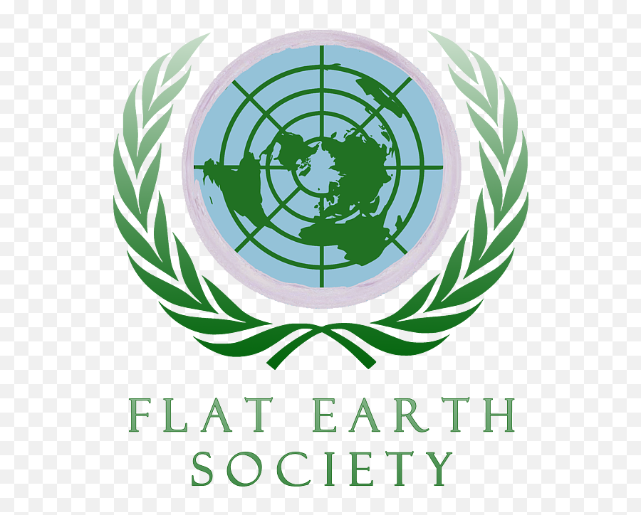 Flat Earth Society T - United Nations Logo Png,Flat Earth Png