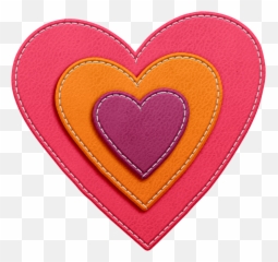 February Clipart Heart Embellishment - png
