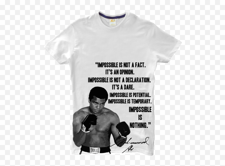 Muhammad Ali Graphic Tee - Celebrity With Disease Png,Muhammad Ali Png