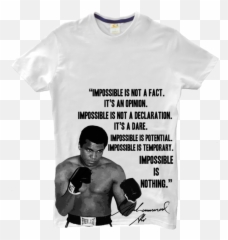 Muhammad Ali Graphic Tee - Celebrity With Disease Png,Muhammad Ali Png