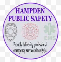 Public Safety - Town Of Hampden Maine Circle Png,Police Png
