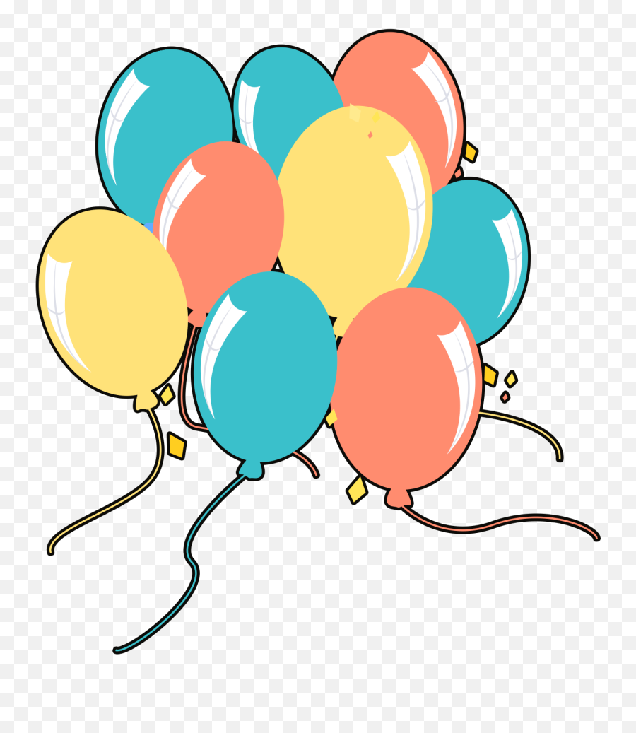 Element Color Celebration Png And Psd - Balloon,Celebration Png
