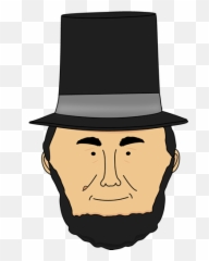 Abraham Lincoln Face Clip Art - png