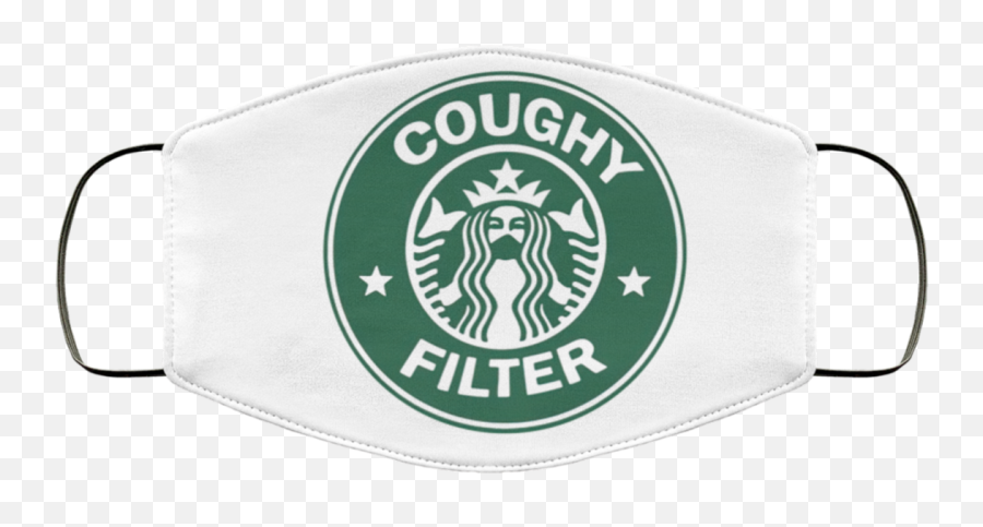 Coughy Filter Starbucks Logo Face Mask - Unisex Png,Starbucks Logo Images
