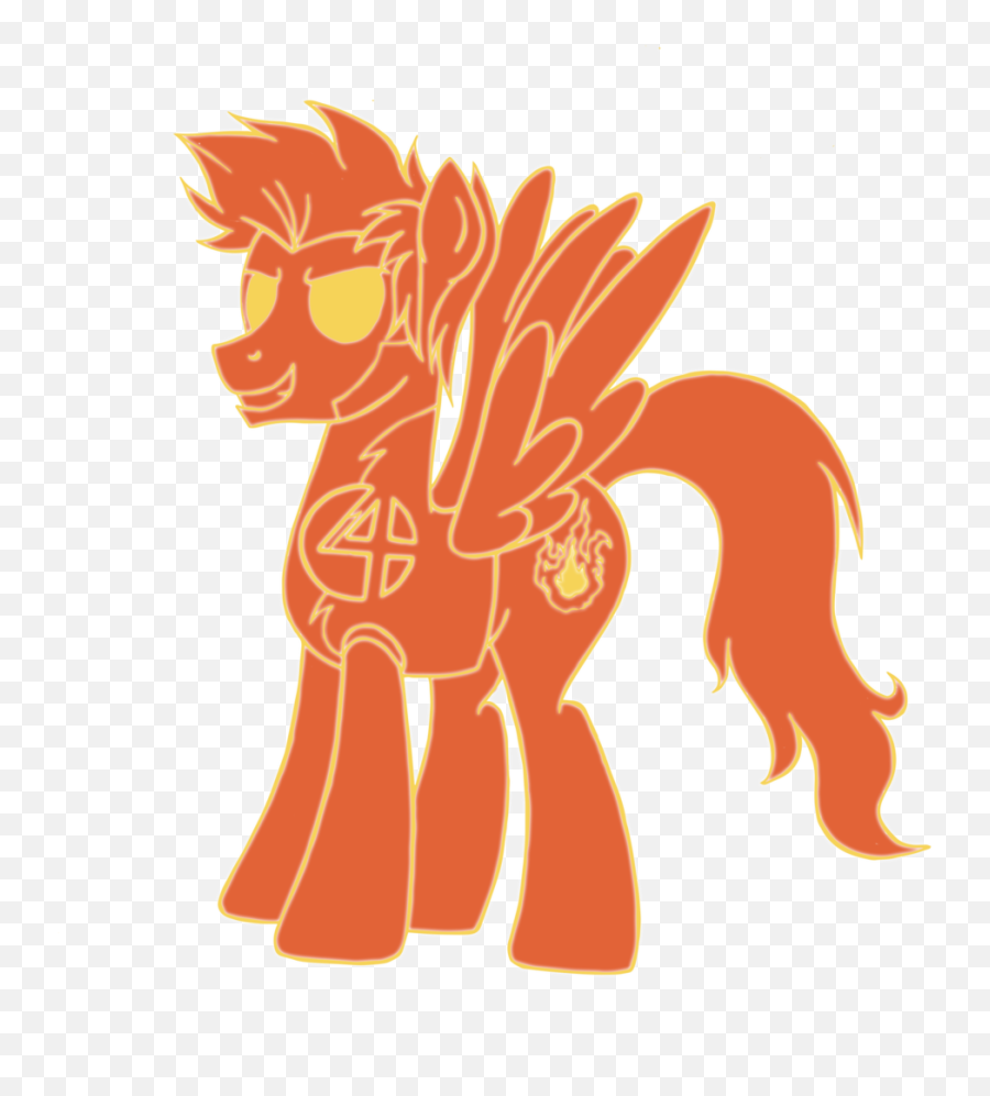 Johnny Storm Ponified Safe - Human Torch Png,Human Torch Png