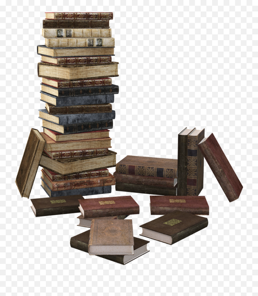 Book Stack Stacked - Dark Academia Outfits Png,Stack Of Books Png