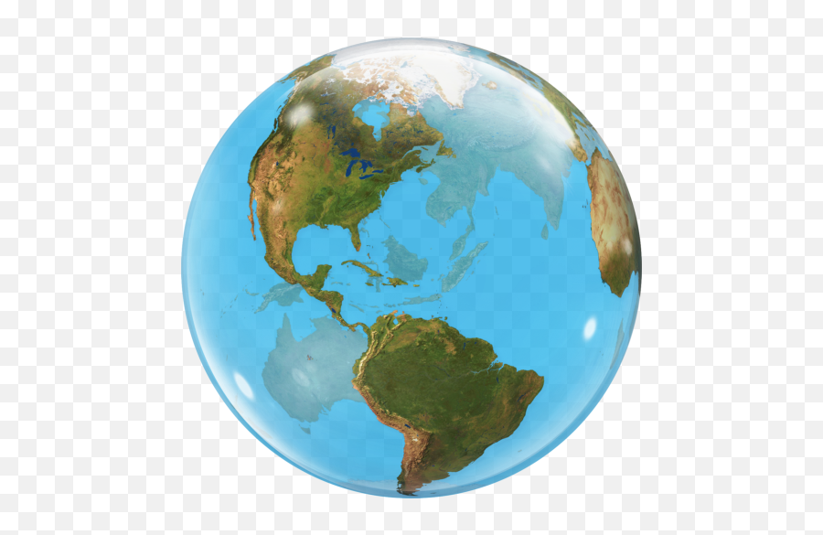 Planet Earth Bubble Balloon 22 1pc - Planet Earth Balloons Png,Planet Transparent