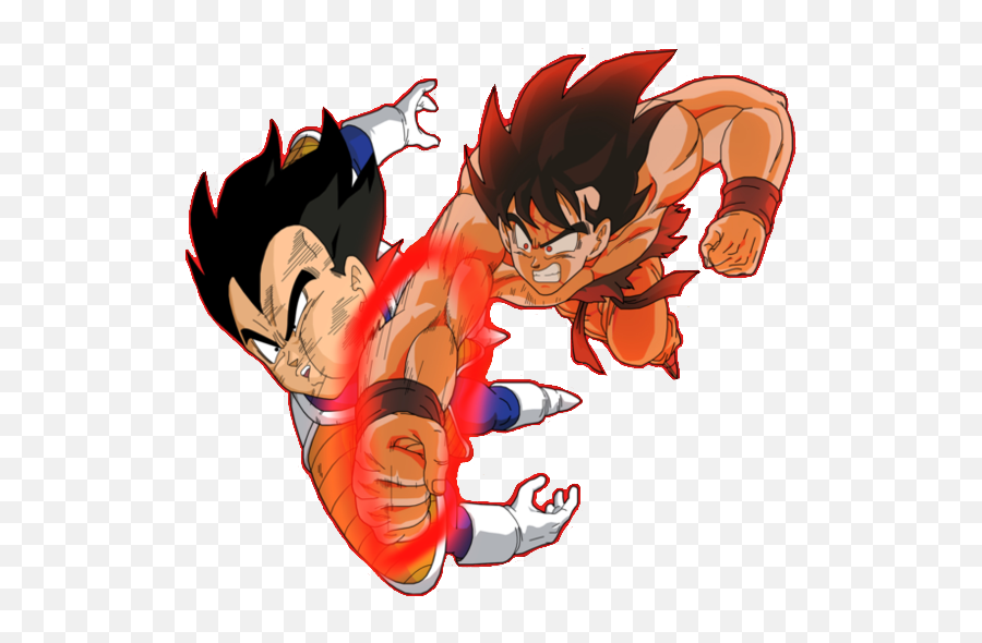Goku Vs Vegeta Png Image - Goku Vs Vegeta Png,Goku And Vegeta Png