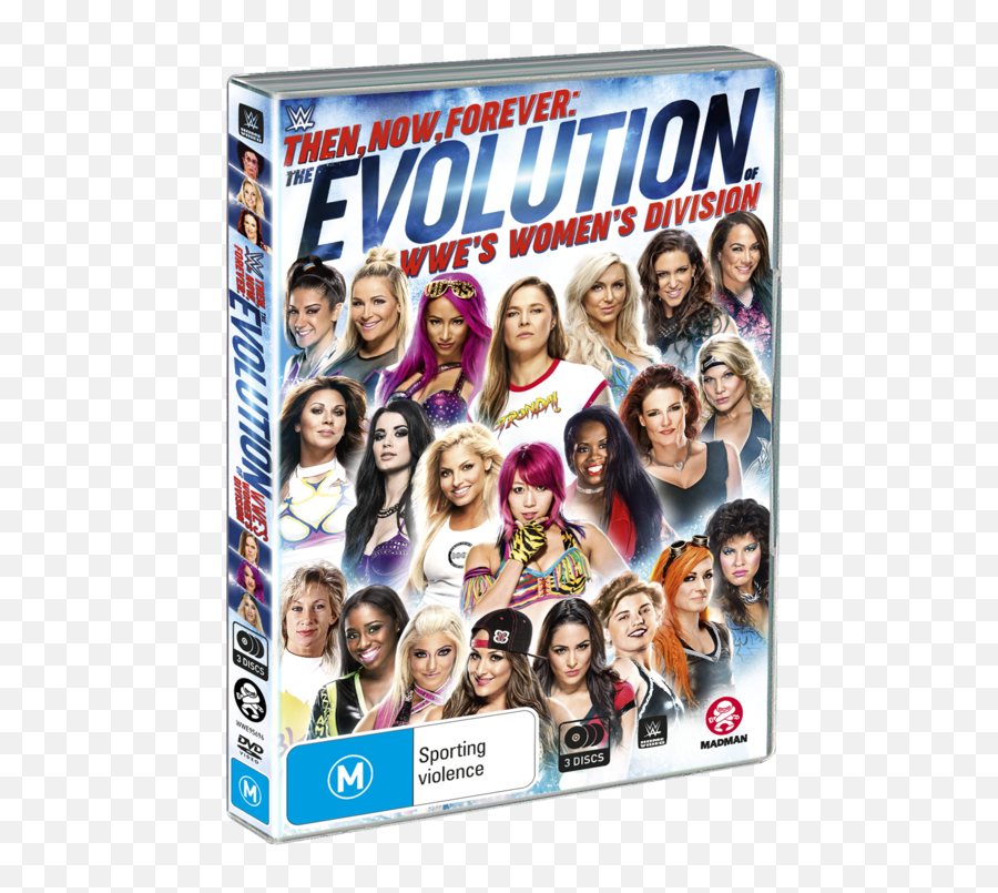 Wwe Then Now Forever The Evolution Of Wweu0027s Womenu0027s Division - Dvd Png,Trish Stratus Png