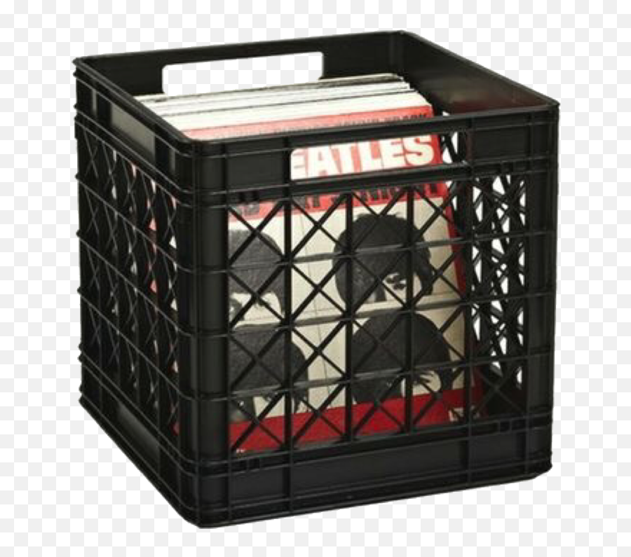 Crate Storage Crates Record - Milk Crate With Albums Png,Crate Png