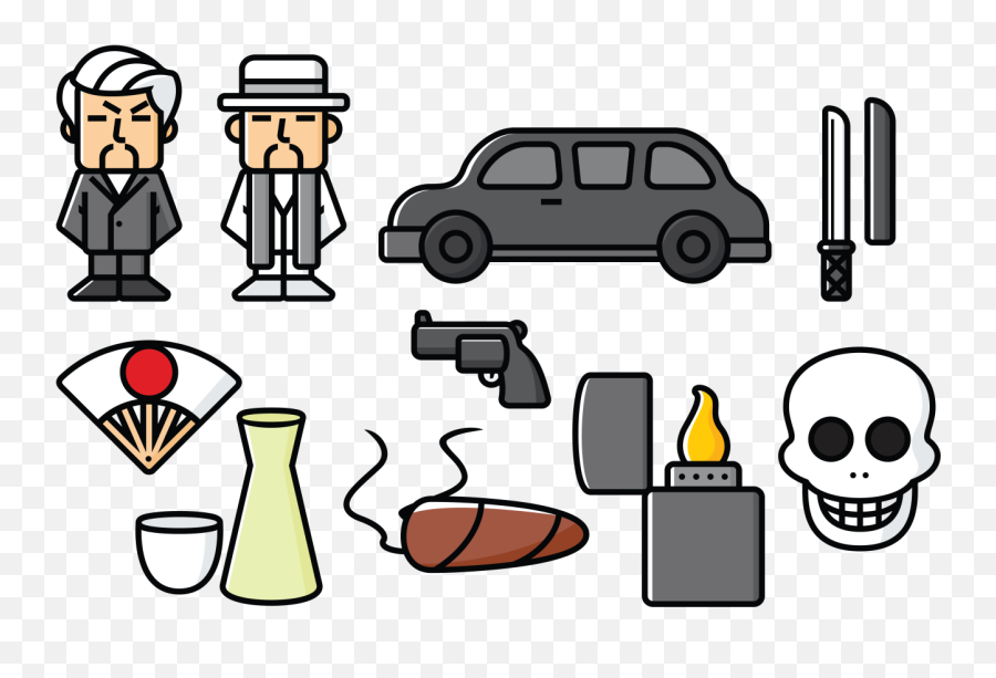 Yakuza Japans Organized Crime Icons - Download Free Vectors Organized Crime Png,Yakuza Logo