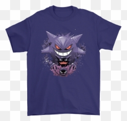 Gastly Haunter Gengar Pokemon Shirts U2013 Teeqq Store - Funny Chargers png