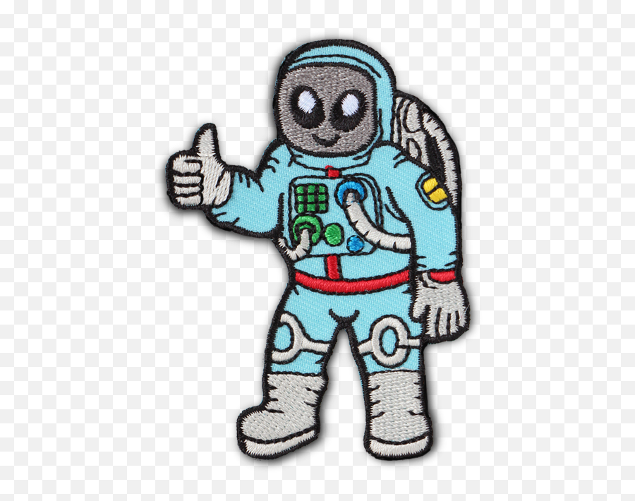 Download Hd The Alien Astronaut Patch - Astronaut Patch Png,Alien Transparent