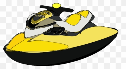 Cartoon Jet Ski Png - Clipart