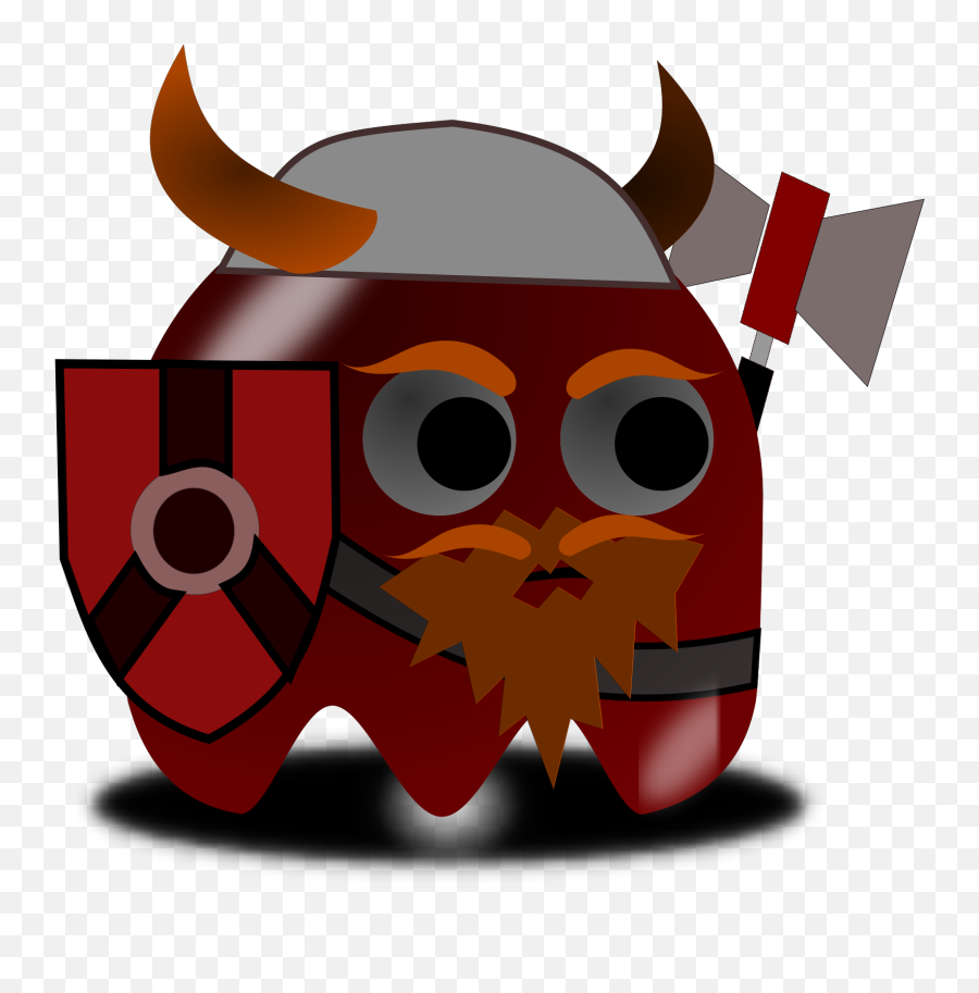 Cartoon Old Viking Svg Vector Clip Art - Scary Png,Icon Helmet Horns