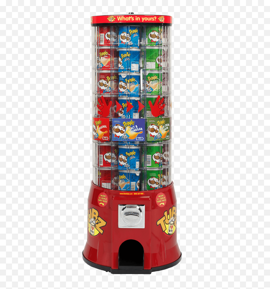 Red Pringles Maxi Tubz Tower 1 Vend - Pringles Png,Pringles Png