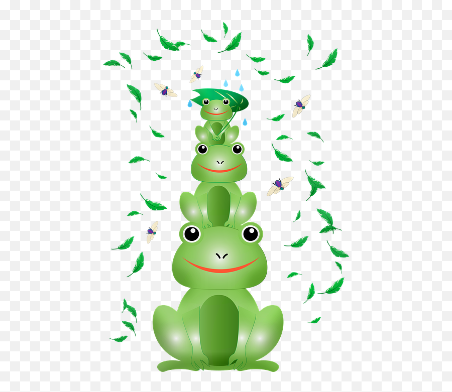 Frog Animal Tower Frogs Leaves - Free Image On Pixabay Bufo Png,Transparent Frog