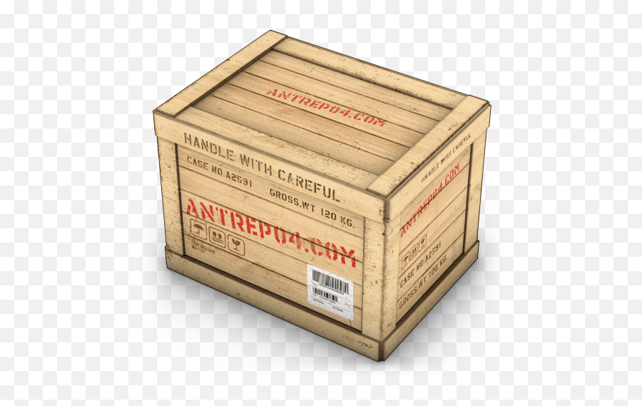 Box Container Wooden Icon Png Crate