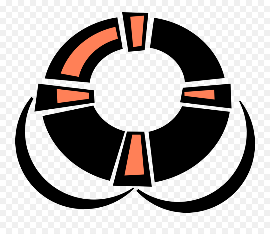 Vector Illustration Of Lifebuoy Ring Lifesaver Life - Circle Png,Life Saver Png