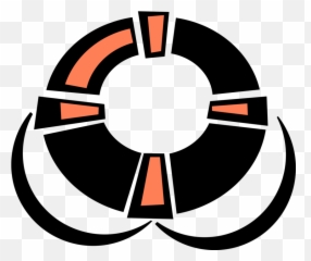 Vector Illustration Of Lifebuoy Ring Lifesaver Life - Circle Png,Life Saver Png