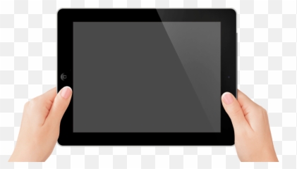 Hands Holding Tablet Transparent Png - StickPNG In Png