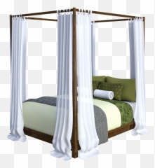 Canopy Bed Curtains - Transparent Canopy Bed Png,Canopy Png