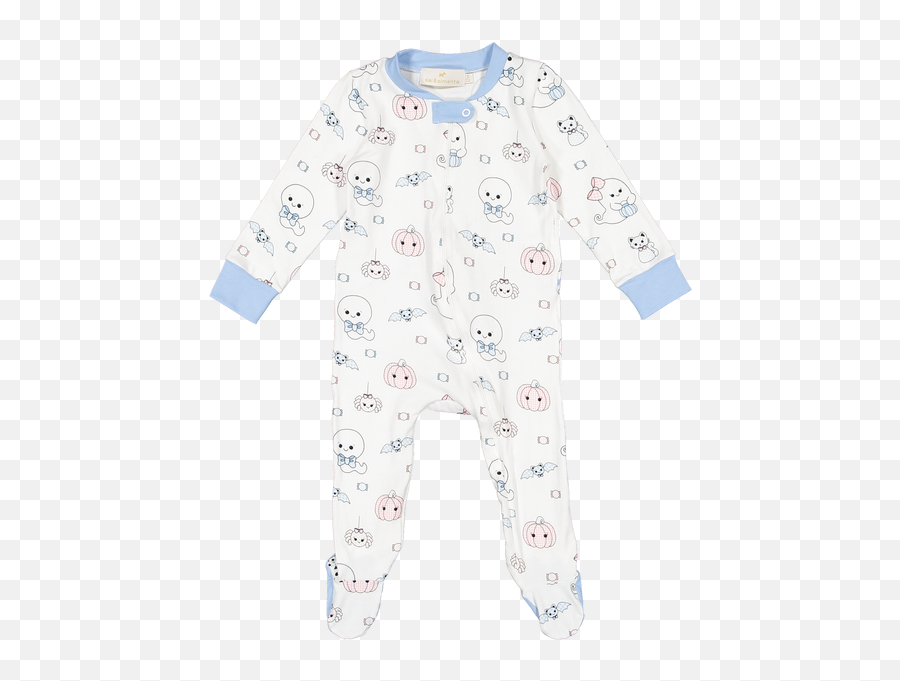 Not - Sospooky Zipped Pajama Blue Posh Tots Childrenu0027s Long Sleeve Png,Spooky Boy Icon