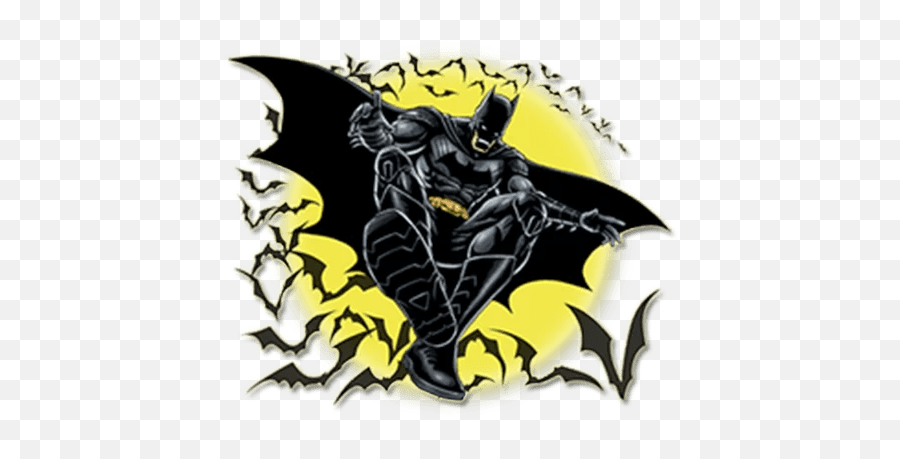 Batman Stickers - Live Wa Stickers Logo Stiker Batman Png,Batman Folder Icon