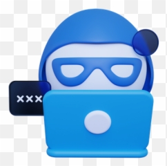 Premium Hacker 3d Illustration Download In Png Obj Or Blend - Png 3d Icon Scout