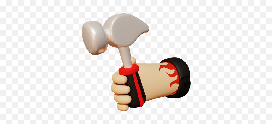 Premium Hand With Screwdriver 3d Illustration Download In - Mallet Png,Hammer And Screwdriver Icon
