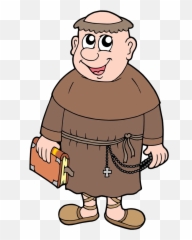 Monk Vector Happy Buddha - Monk Cartoon Clipart Full Size Cartoon Monks Png,Monk Png