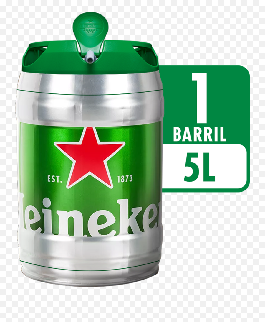 Cerveja Heineken Barril 5 Litros Png